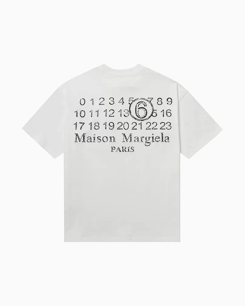 Maison Margiela Polera Numbers 6 White — foto de producto