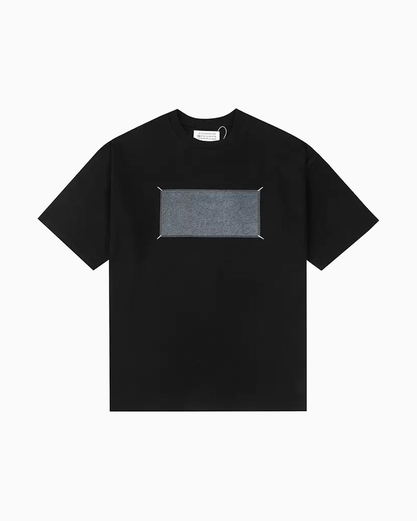 Maison Margiela Polera Rectangle Patch Black — foto de producto