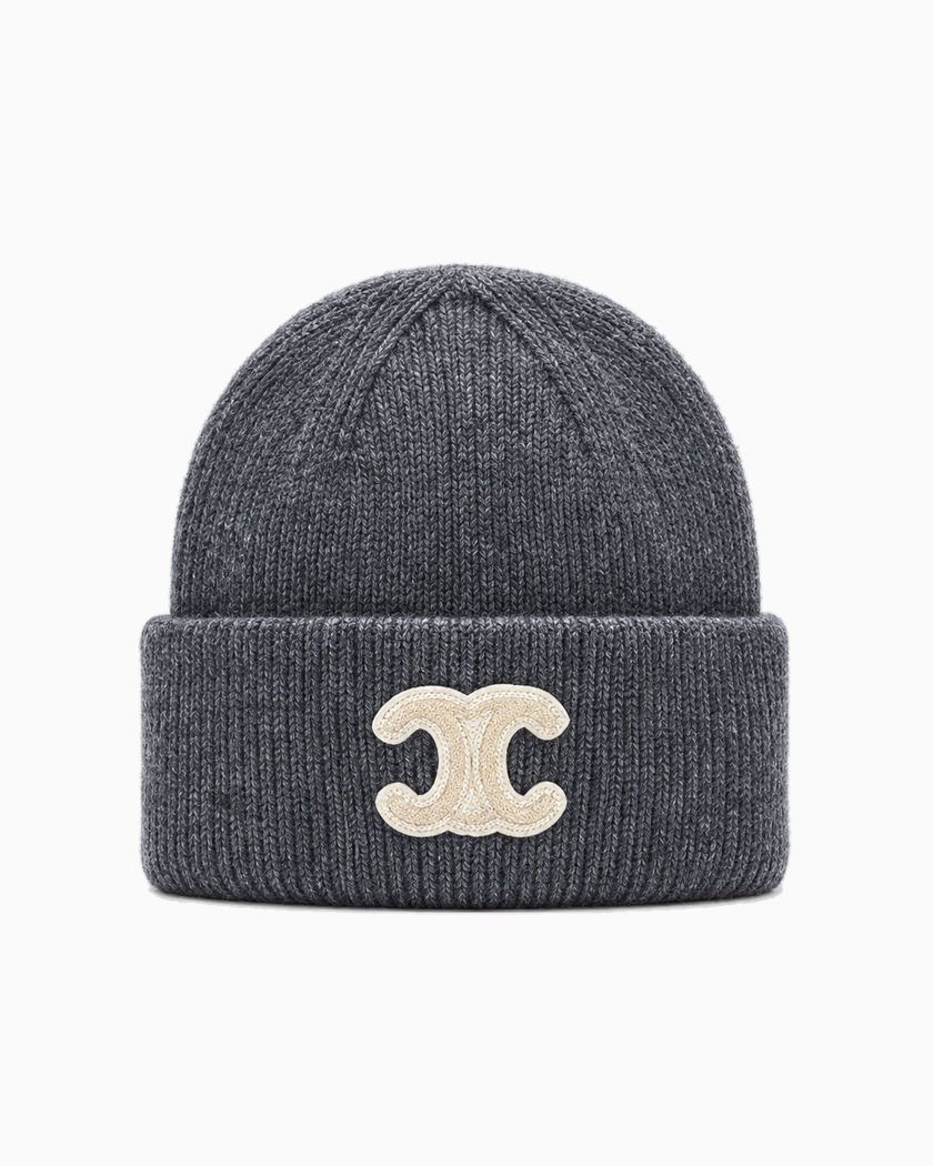 Gorro Celine Triomphe Dark Grey — Entrega inmediata