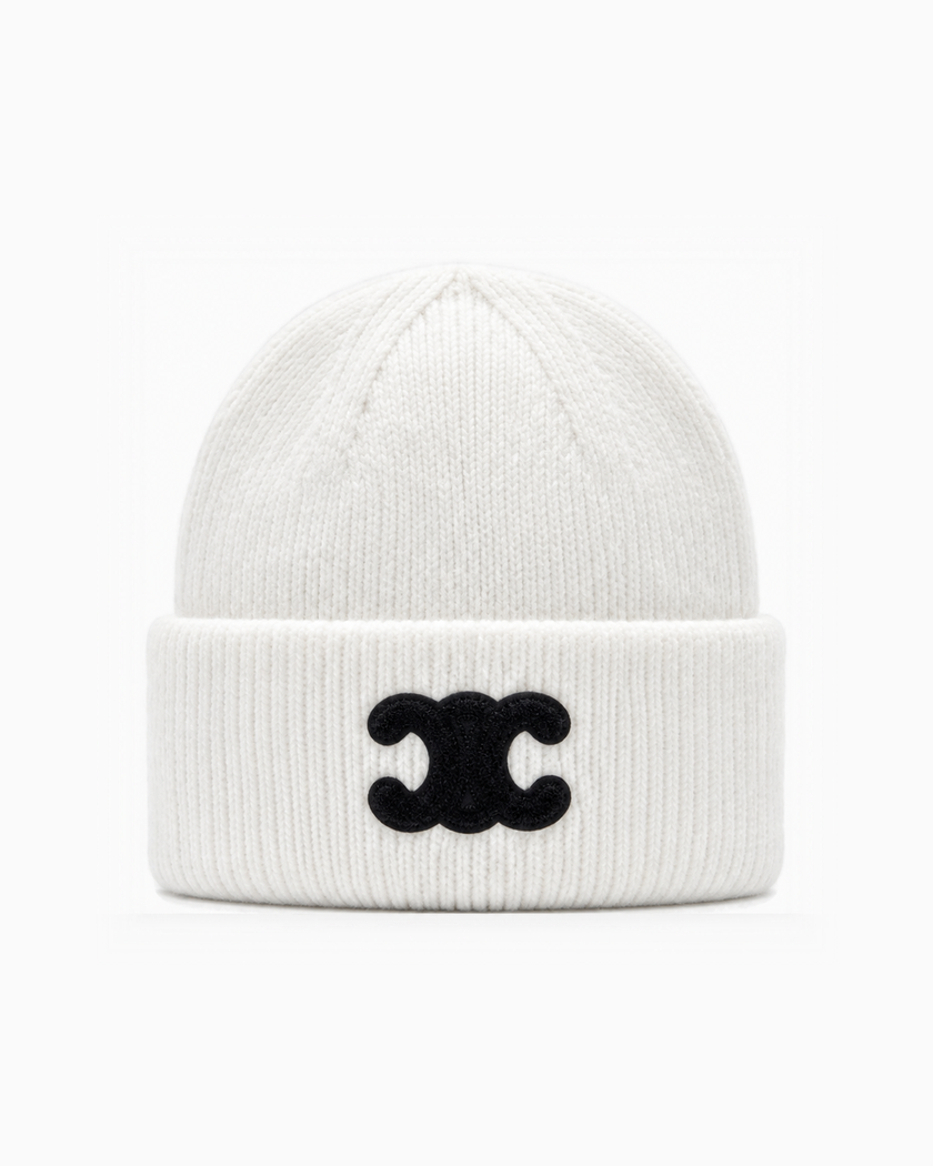 Gorro Celine Triomphe White — Entrega inmediata