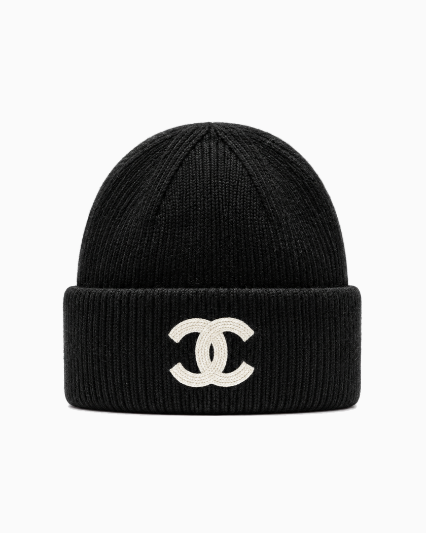 Gorro Chanel CC Logo Black — Entrega inmediata