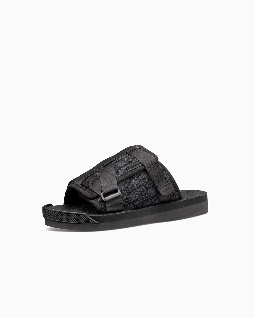 Dior Alpha Sandal Dior Oblique Negro — Entrega inmediata