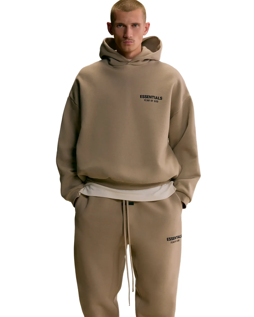 Fear Of God Essentials Fleece Hoodie Desert Sand