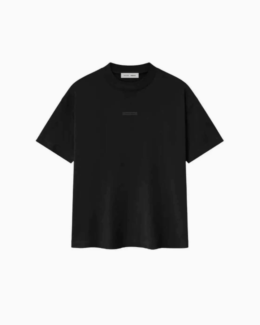 Fear of God Essentials Polera Jet Black - FW25