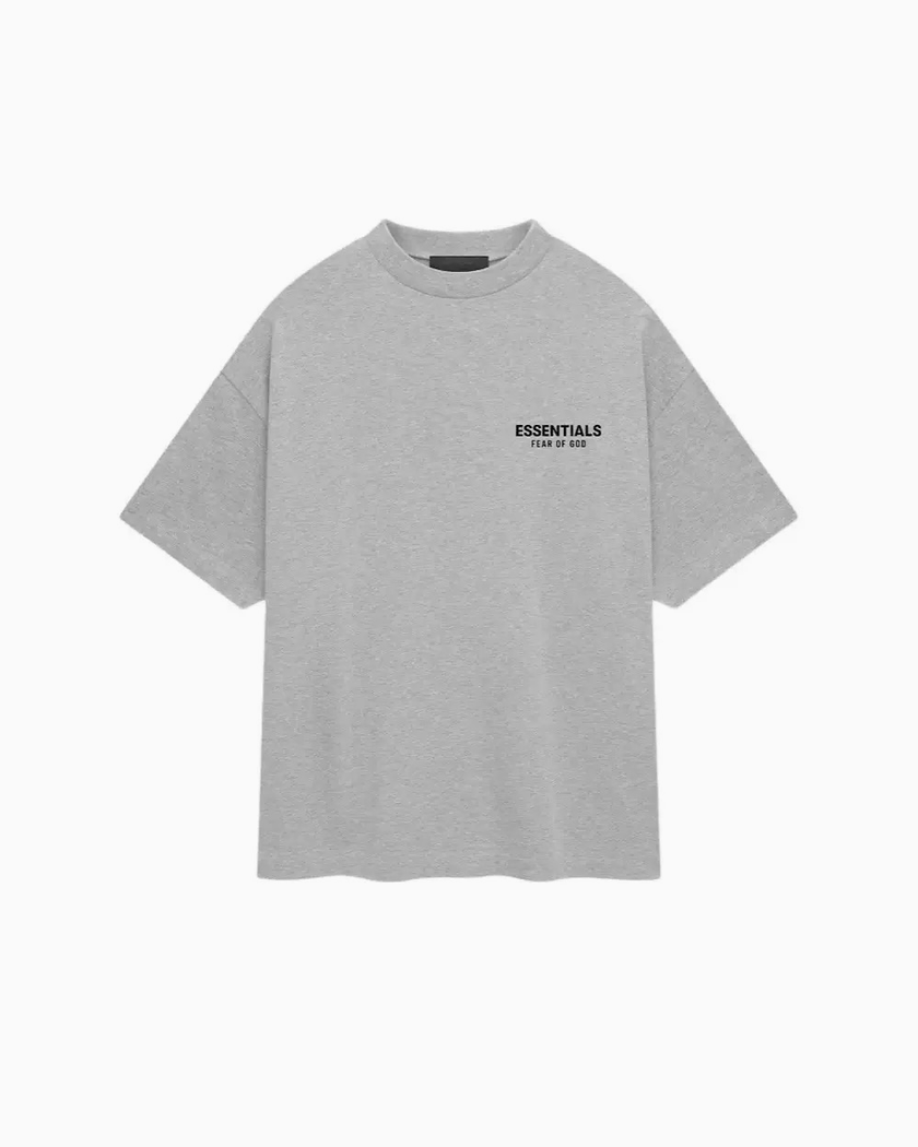 Fear of God Essentials Polera Light Heather Gray - FW24