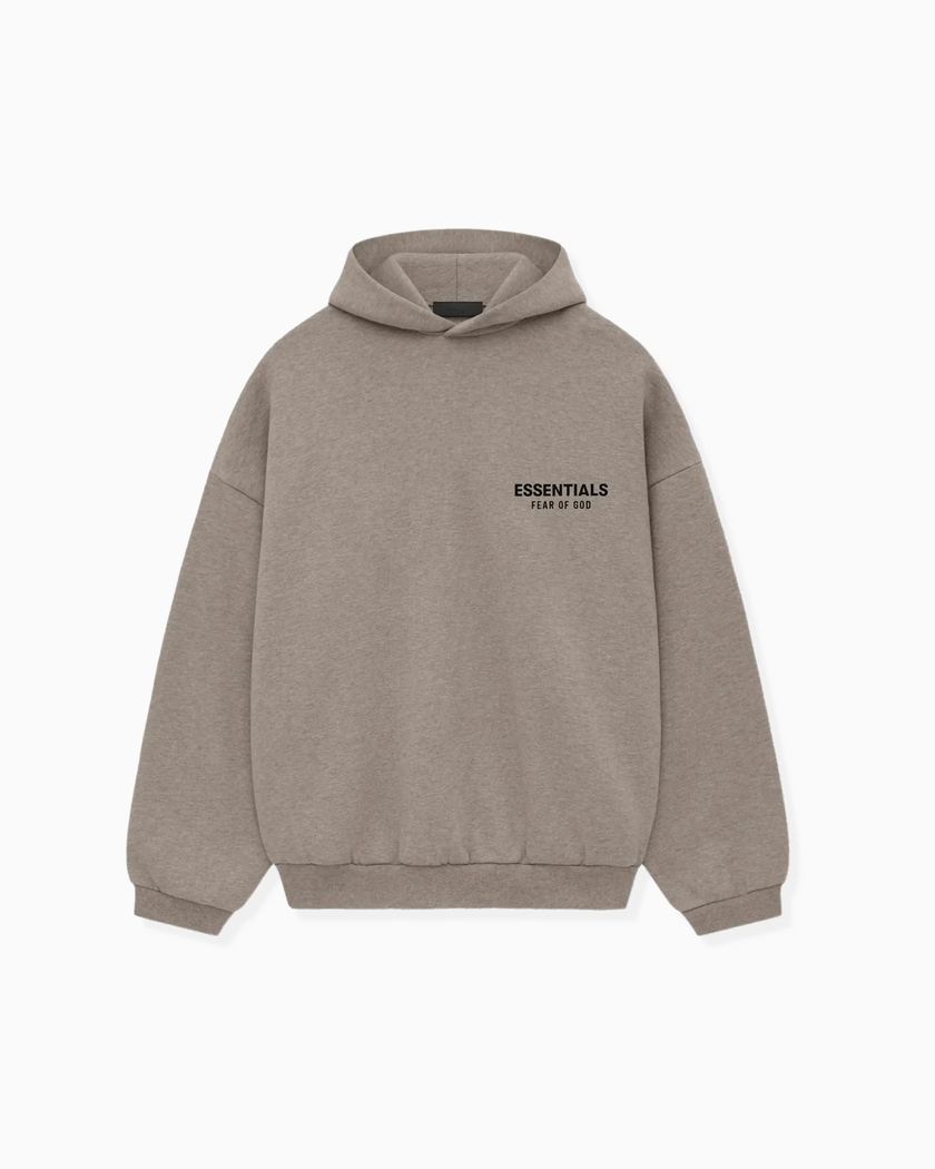 Fear Of God Essentials Fleece Hoodie (FW24) Heather Gray