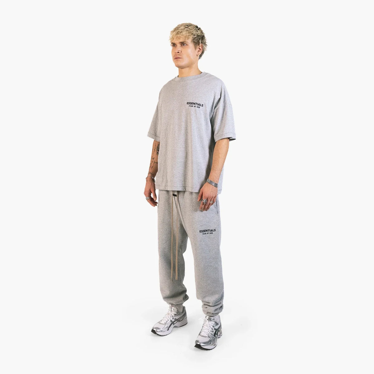 Fear Of God Essentials Jersey Crewneck Polera Light Heather Gray