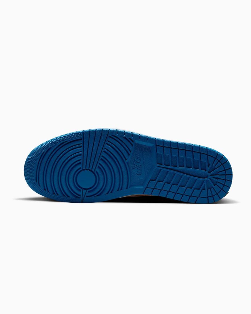Air Jordan 1 Retro Low OG SP Fragment x Travis Scott Sail Military Blue PK