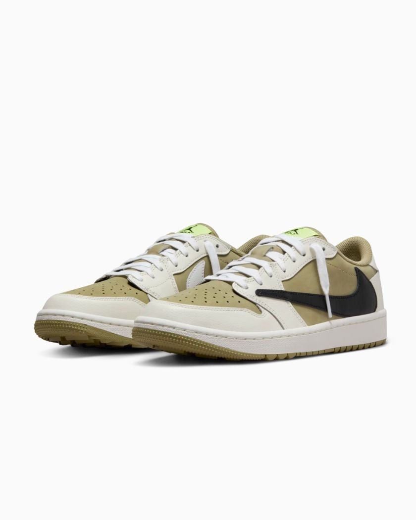 Air Jordan 1 Retro Low Golf Travis Scott Neutral Olive PK