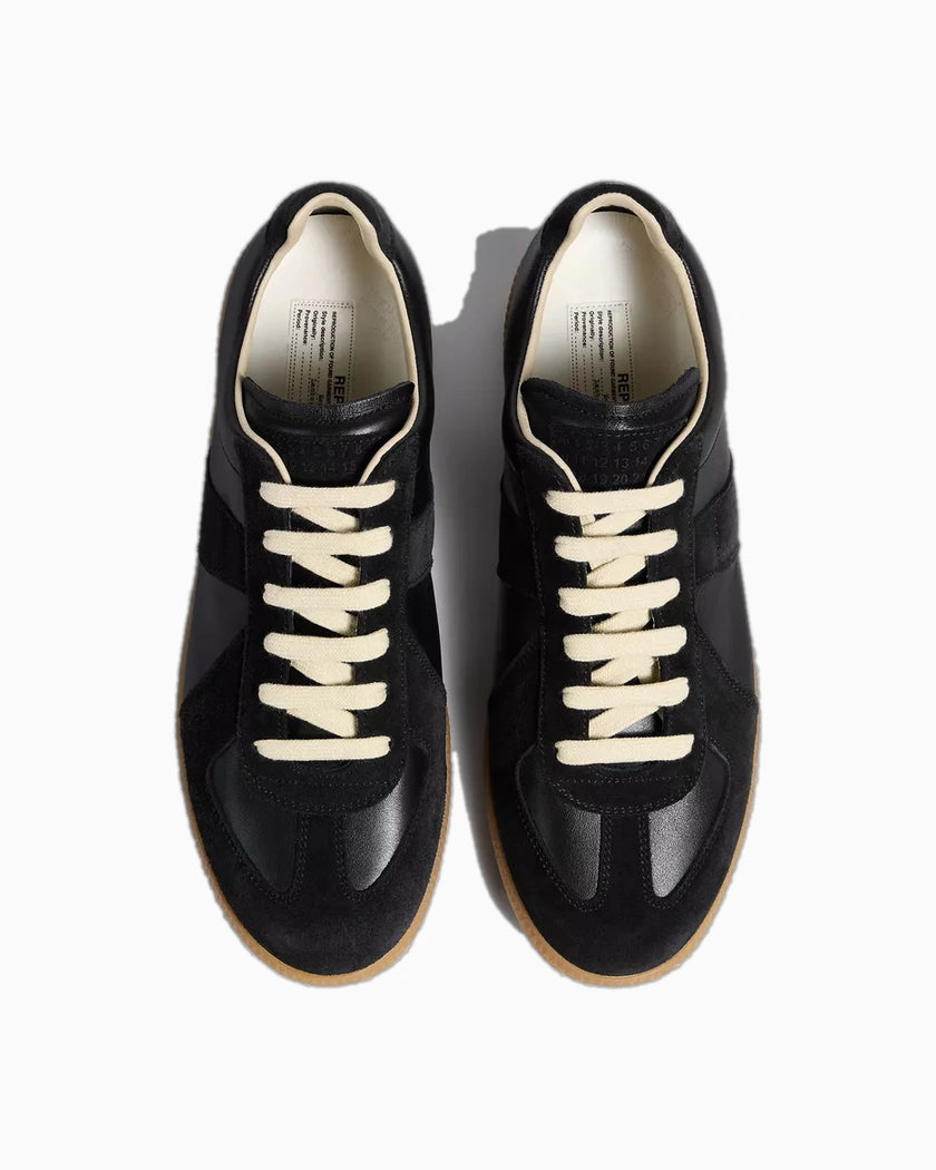 Maison Margiela Replica low-top Leather Sneakers Black