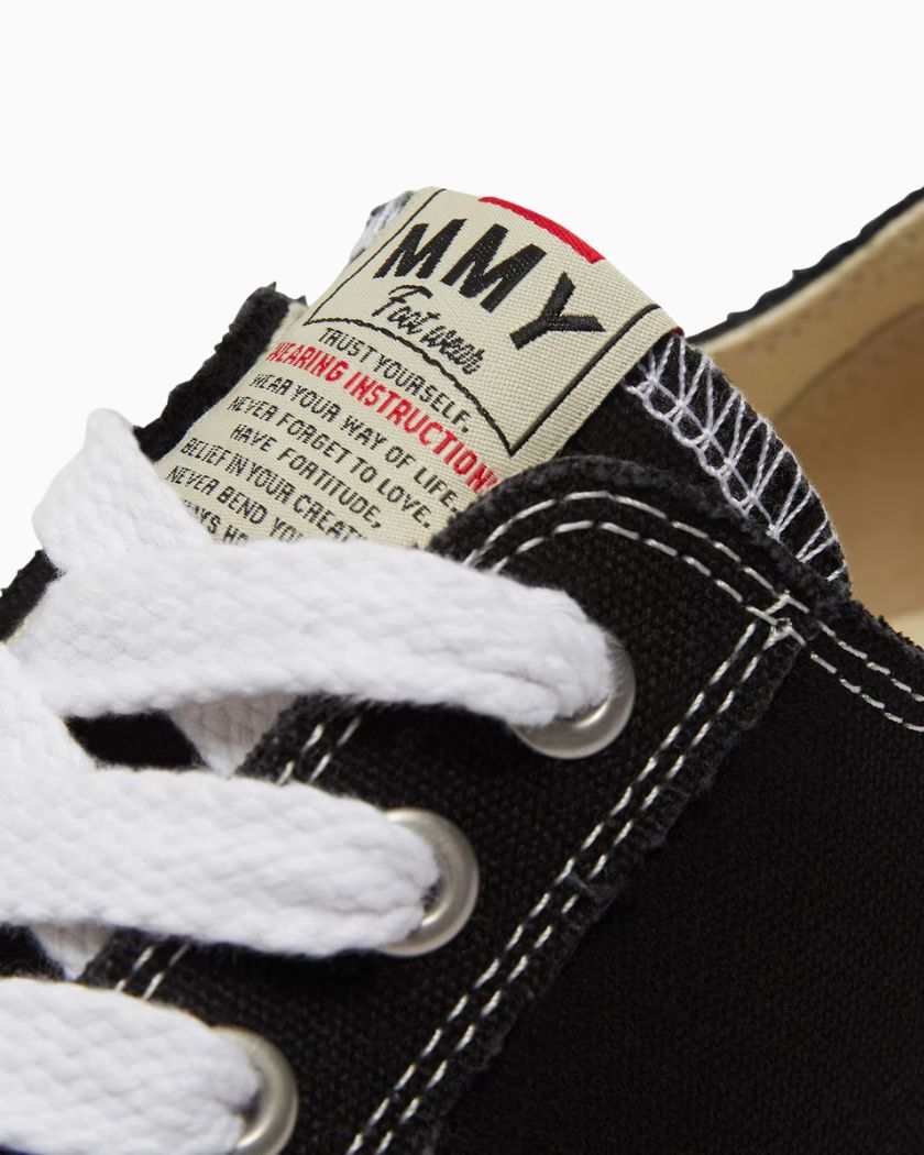 Maison Mihara Yasuhiro Hank Og Sole Canvas Low Black
