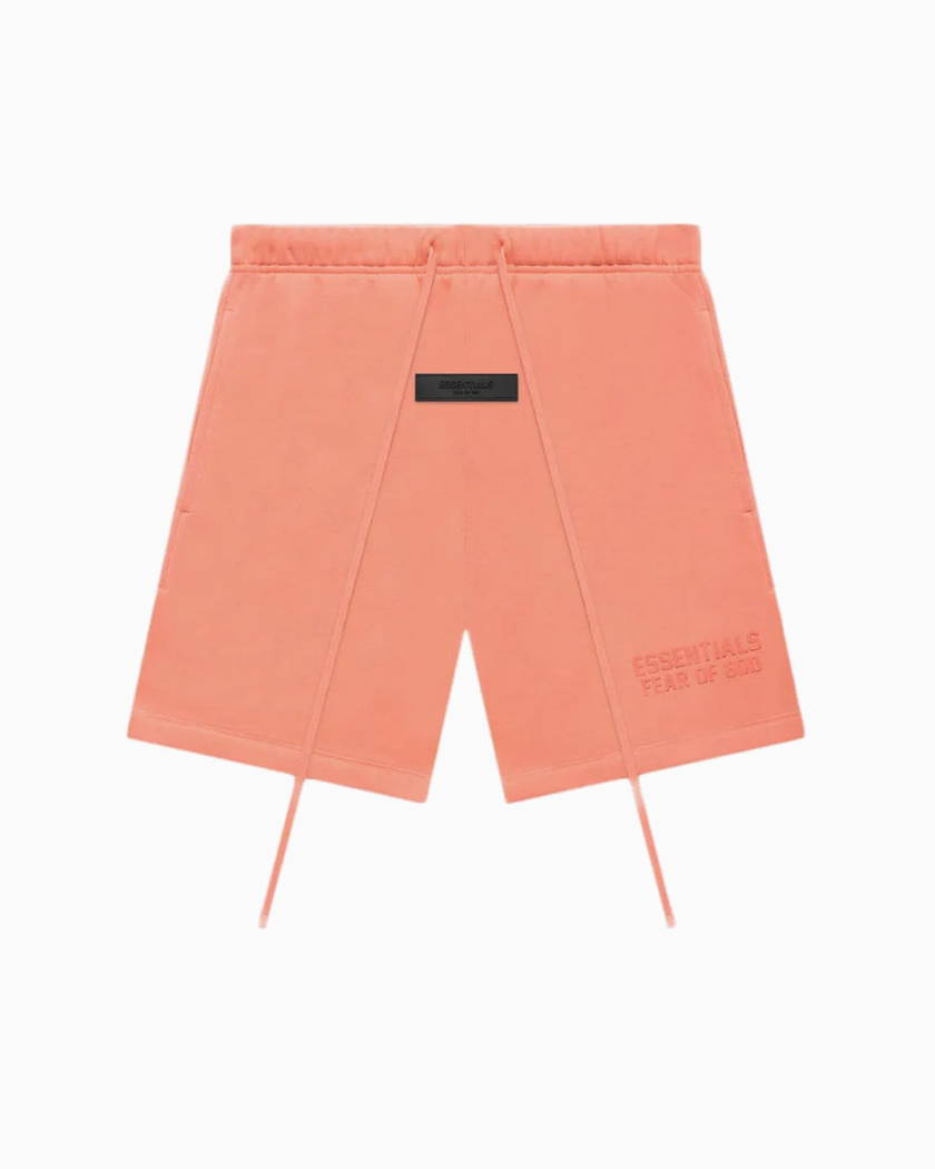 Fear Of God Essentials Sweatshorts Coral, vista frente