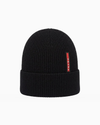 Gorro Prada Linea Rossa Black — Entrega inmediata