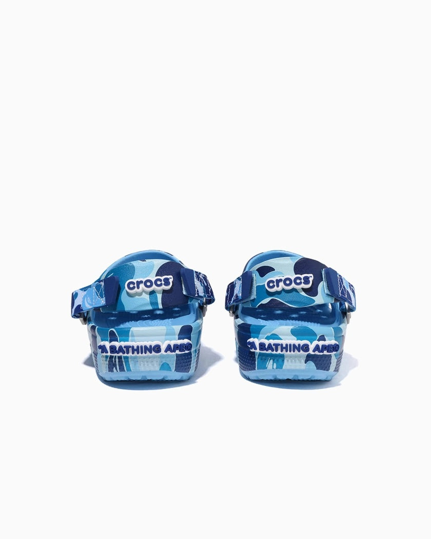 BAPE x Crocs Classic Clog ABC Camo Blue