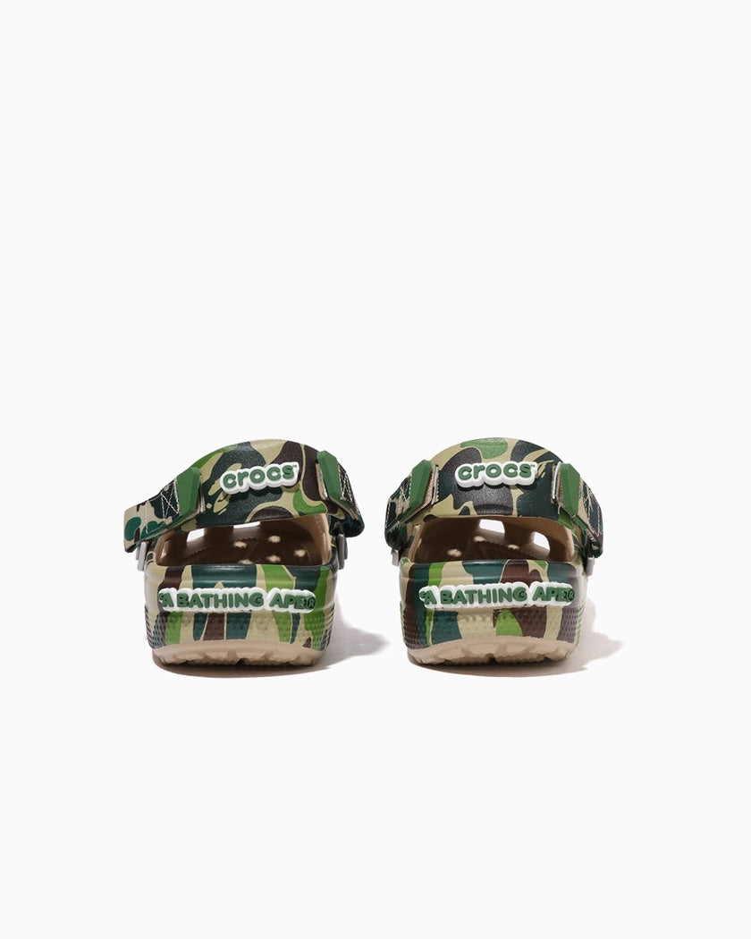 BAPE x Crocs Classic Clog ABC Camo Green