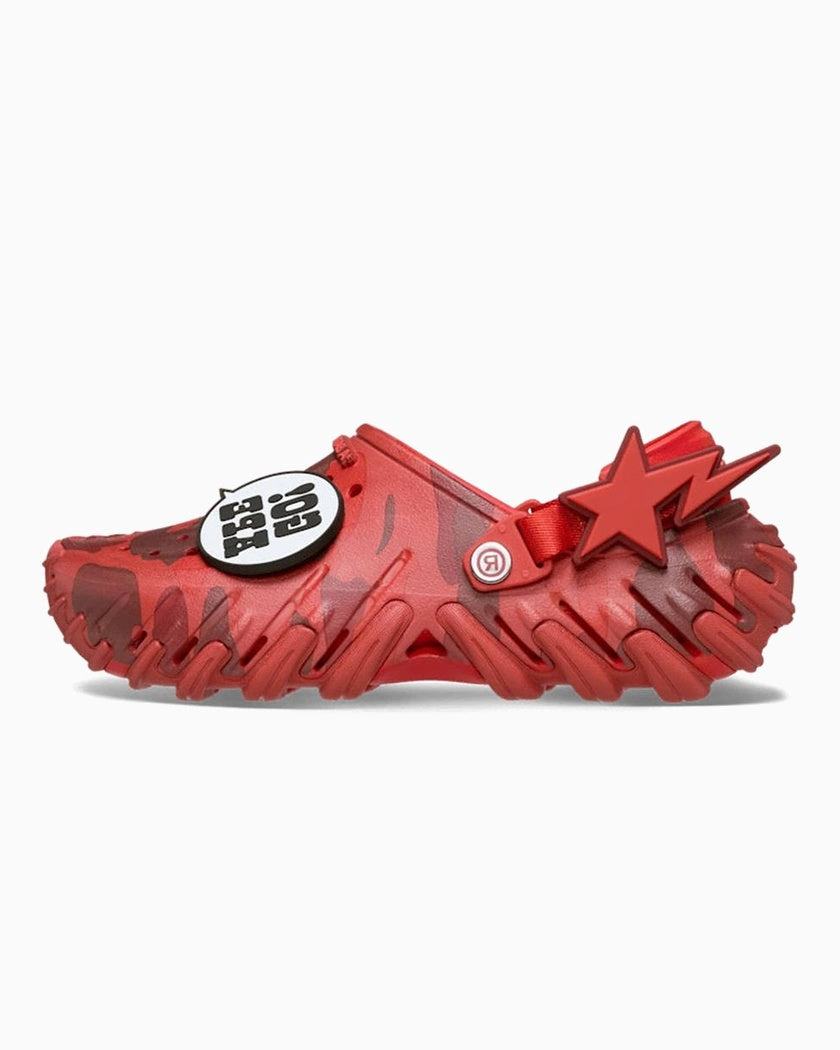 BAPE x Crocs Echo RO Clog Red