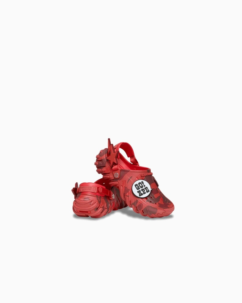 BAPE x Crocs Echo RO Clog Red