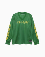 Chrome Hearts Polera Manga Larga Mesh Warm Up Green — vista frontal