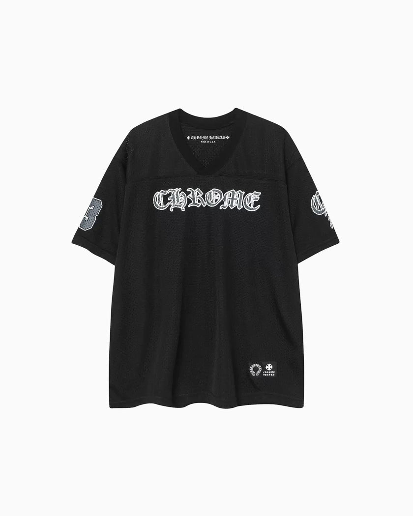Chrome Hearts Polera Mesh Warm Up Black — vista frontal