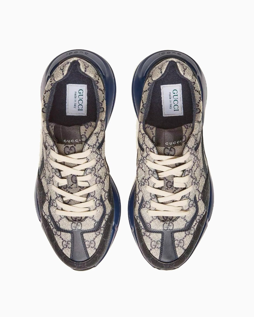 Gucci Rhyton Beige Blue vista superior
