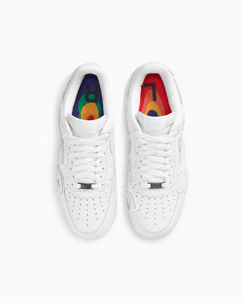 Nike Air Force 1 Low Cactus Plant Flea Market White, vista cenital